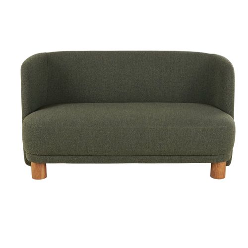 Banquette professionnelle 1/2 places bouclettes vert kaki