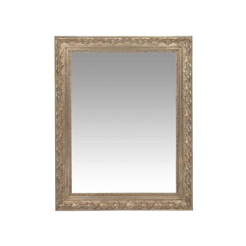 Miroir rectangulaire à  moulures irisées 70x90