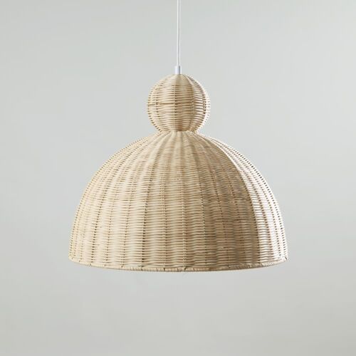 Suspension Cloche En Rotin