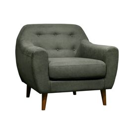 Fauteuil en tissu H78 vert mousse