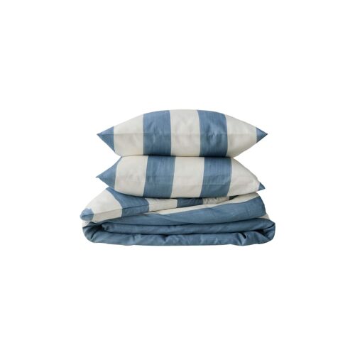 Parure De Lit Bleu Gris 260 X 240 Cm