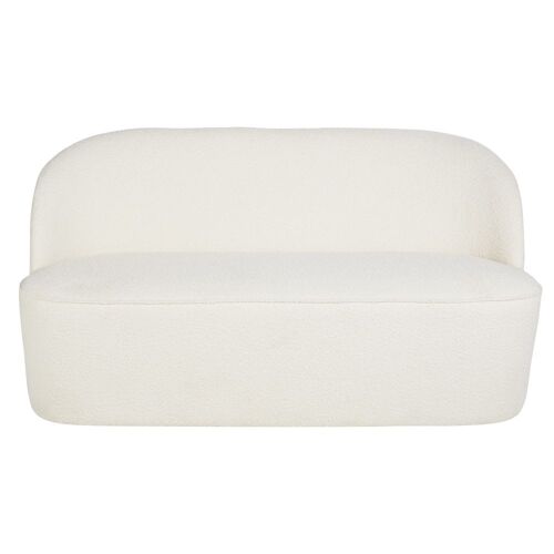 Banquette professionnelle 2 places blanche
