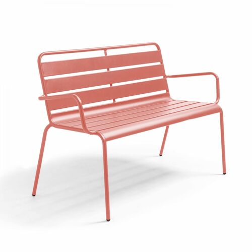 Banc De Jardin En Métal Argile