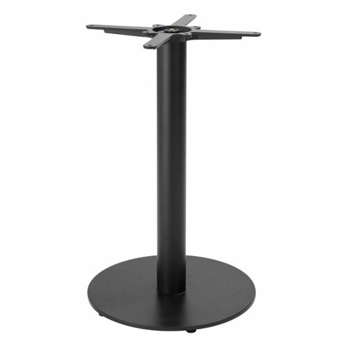 Pied de table en acier et fonte noir Dover