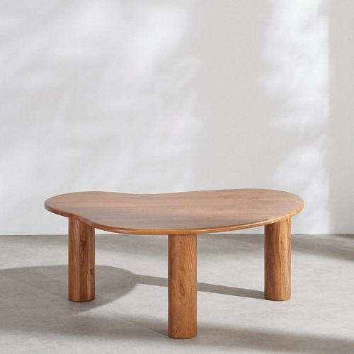 Table basse en bois d'acacia massif L96