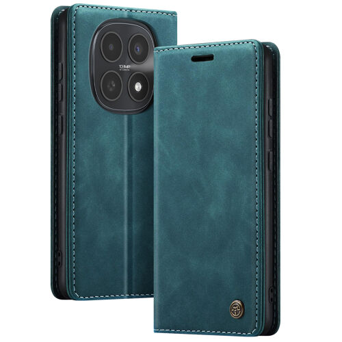 Étui Portefeuille Vintage pour Redmi Note 15 4G / 5G Collections CaseMe Bleu canard
