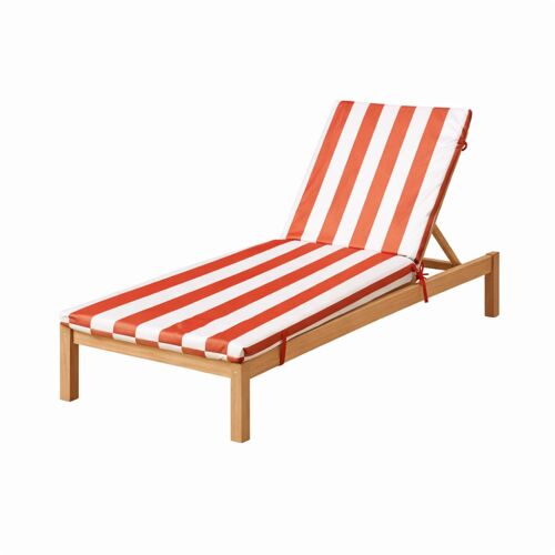Matelas Bain De Soleil Imperméable Déhoussable À Rayures Pour Transat Arcachon