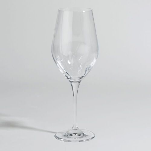 Verre À  Pied En Verre Transparent
