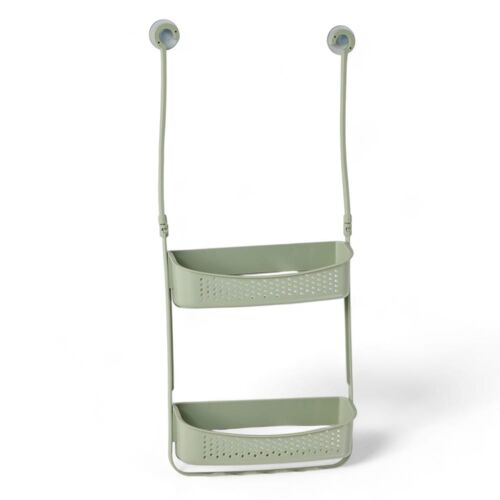 Serviteur de douche 2 niveaux 32x73cm Vert