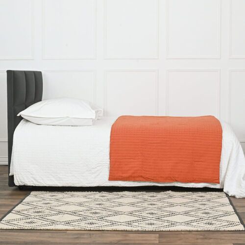 Chemin De Lit En Coton Lavé Auburn 90x200 Cm