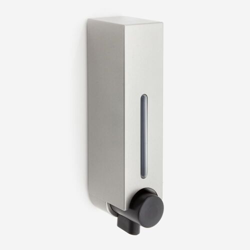 Distributeur mural savon liquide argent satiné