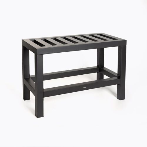 Banc Inox Noir Mat Pour Pièces Humides