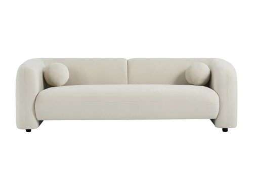 Canapé fixe 3 places beige