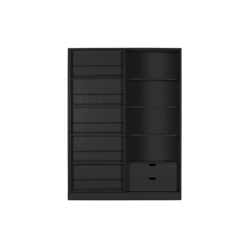 Grande armoire à  portes coulissantes en bois 150x46.5x200cm