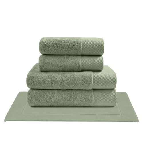 Ensemble De Bain 5 Pièces Avec Tapis Sauge