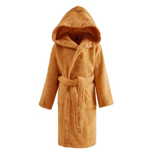 Peignoir Enfant À  Capuche 400 G/M² Caramel 04 Ans