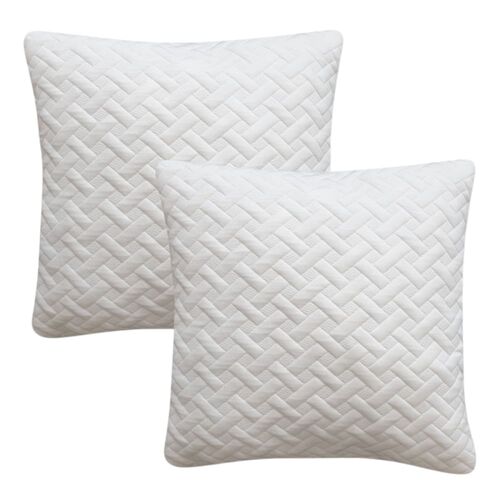 Lot de 2 oreillers à  mémoire de forme 60x60cm Blanc