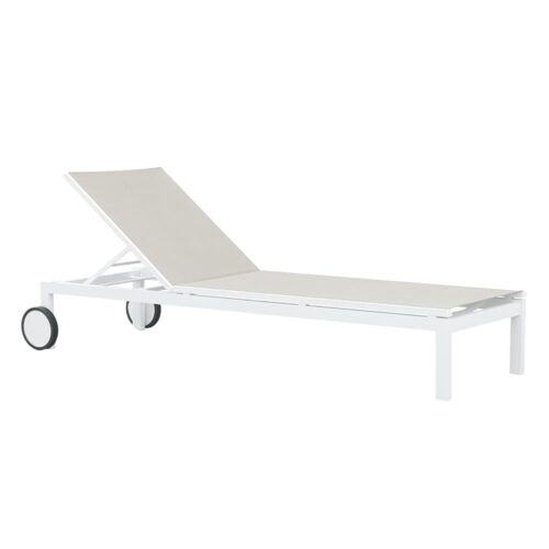 Duo Bains De Soleil Blanc L214 X P73 X H38 Cm