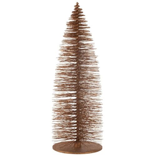 Sapin de Noël en bois marron 50x50x140 cm
