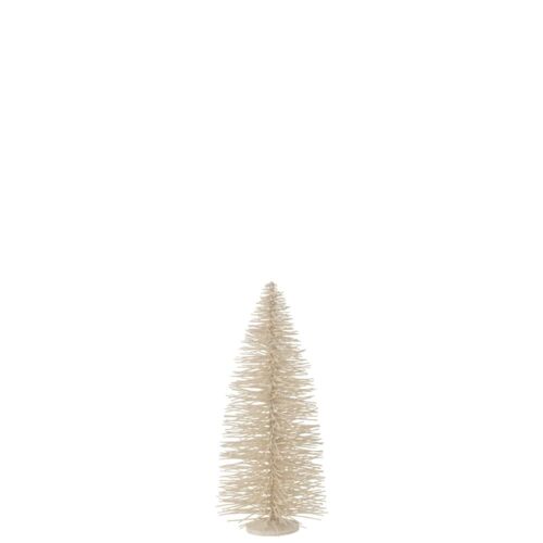 Sapin de Noël en bois blanc 27x27x70 cm