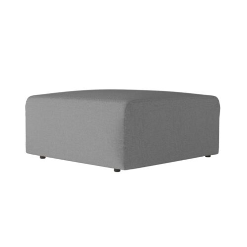 Pouf en tissu Gris