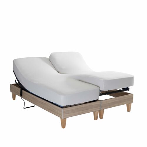 Drap Housse Jersey Tpr Pour Sommier Articulé 2x80x200