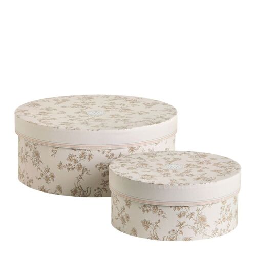 Set De 2 Boîtes De Rangement Sublime Jasmin