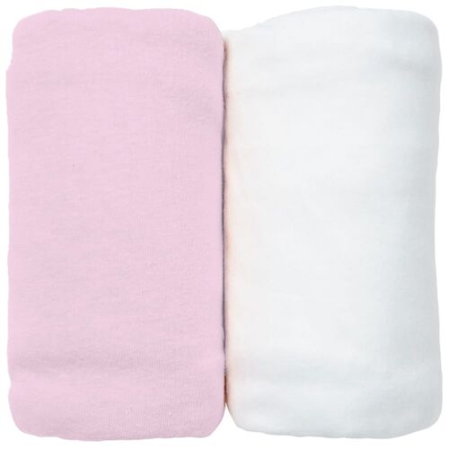 Lot De 2 Draps Housses Jersey 40x80 Cm Coton Bio