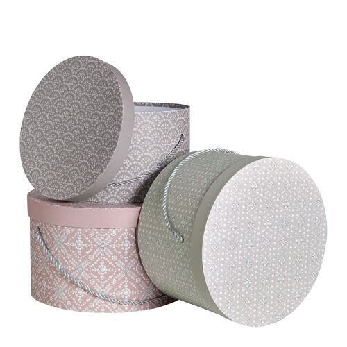 Set De 3 Boîtes De Rangement