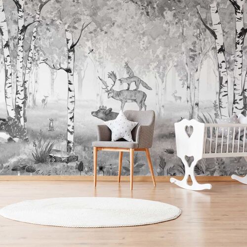 Papier peint pyramide des bois 364x270 cm