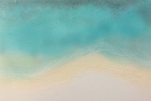 Tableau Bord De Mer Imprimé Sur Toile 90x60 Cm