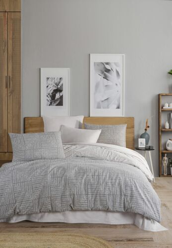 Parure De Lit 2 Personnes 240x220 Cm Flanelle De Coton Imprimé