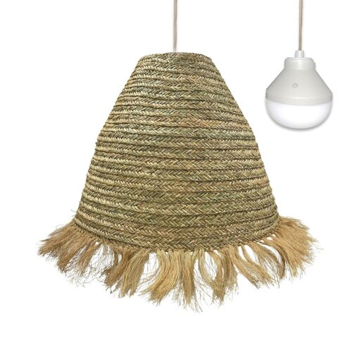 Suspension nomade Jonc de mer Beige D100 cm