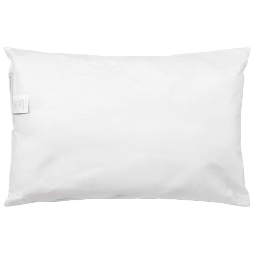 Oreiller Bébé Moelleux En Coton Bio Blanc 60x40 Cm