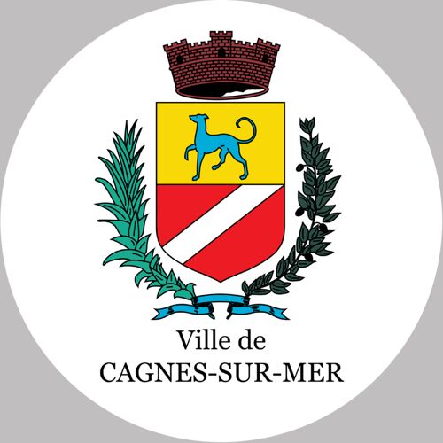 Cagnes-Sur-Mer (15x15cm) - Sticker/Autocollant