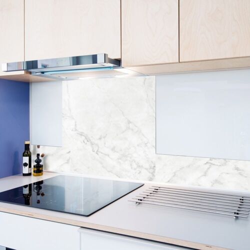 Fond de hotte en aluminium - 70x90 cm - Blanc