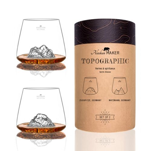 Set De 2 Verres À  Spiritueux Zugspitze & Watzmann