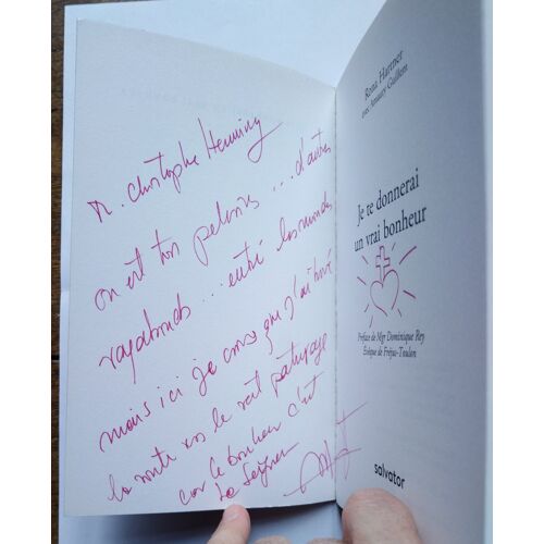 Rona Hartner Je Te Donnerai Un Vrai Bonheur Avec Un Envoi Autographe Signé 2019 Salvator