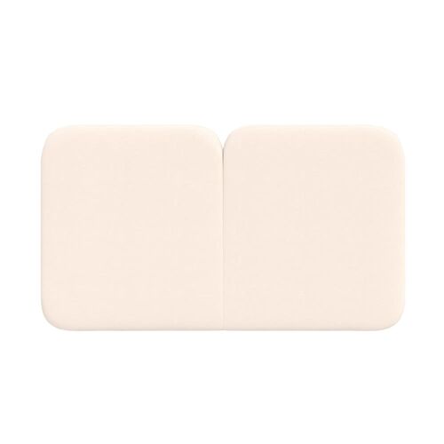 Tête De Lit En Tissu Blanc 160 Cm