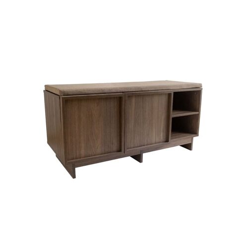 Banc d'entrée en bois 100 x 40 x 48 cm