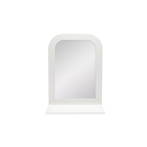 Miroir en bois blanc 38 x 12,5 x 54 cm