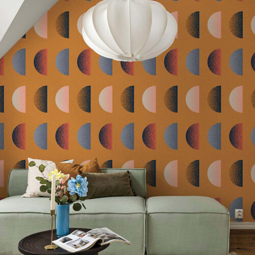 Papier peint panoramique Chromadome, Jaune 450 x 250cm