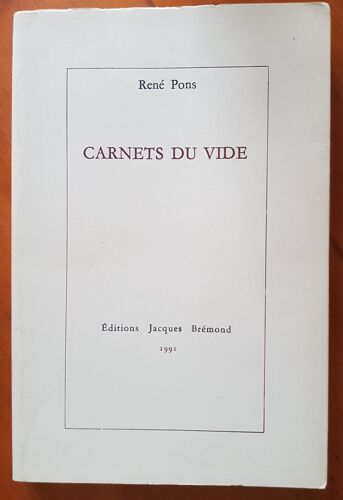Carnets Du Vide