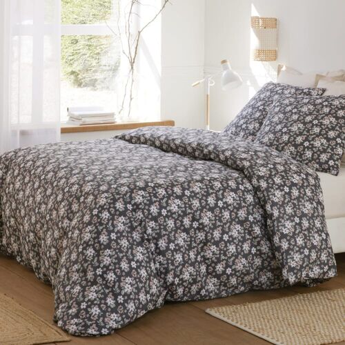 Parure Housse De Couette Coton Imprimée + 2 Taies 240x220 Cm