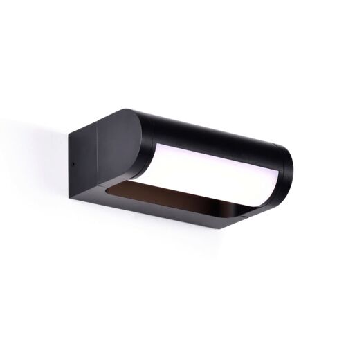 Applique En Aluminium Noir Et Blanc 17.6 Cm