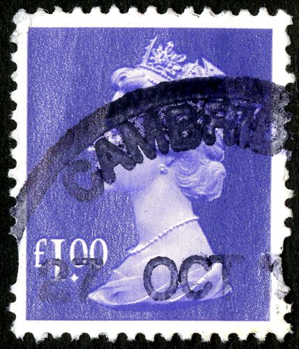 Timbre Oblitéré Angleterre £ 1.00