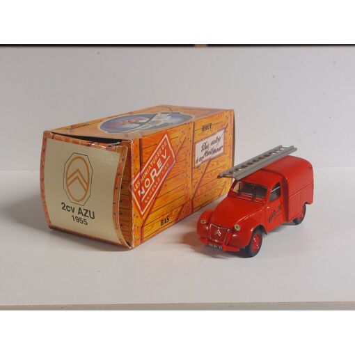 Dinky Toys 25D – Citroën Fourgonnette 2CV Pompiers – Boîte D'origine – France
