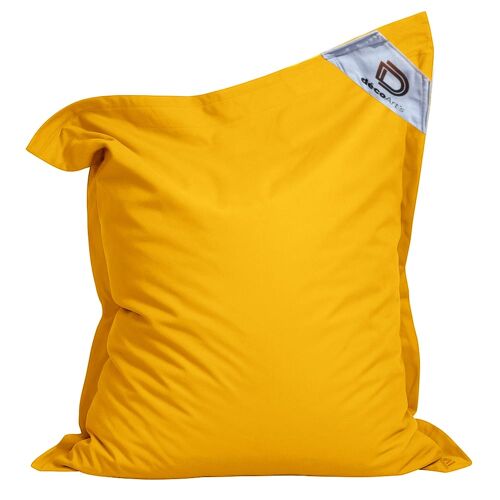 Housse pour Pouf Géant 180x140cm Intérieur et Extérieur - Jaune miel