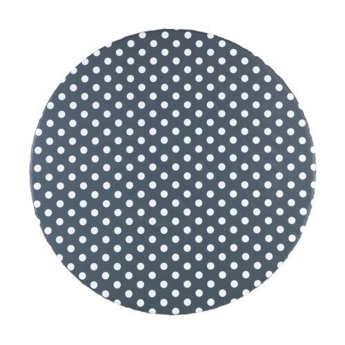 Housse De Table Élastique À  Pois Blanc