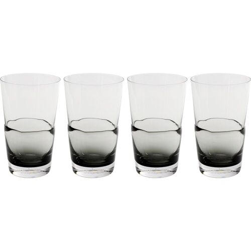 Verre À  Eau En Verre Gris - Lot De 4